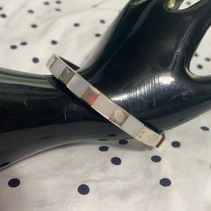 Sterling Silver Bracelet With White Stone 925 Purity